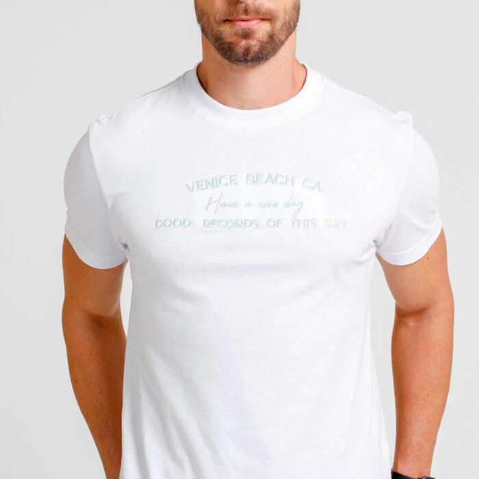 Camiseta Branca Venice Beach